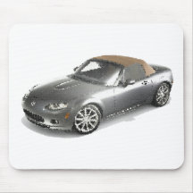 Maz Miata MX5 Eunos Gen3 cracked Mousepads