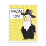 Mazal Tov Postcard - Jewish Rabbi