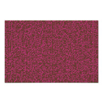 Maze pattern photographic print