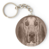 Mazy the Bloodhound by thoriinspired Key Chain