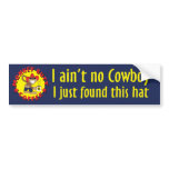 MBC Ain't No Cowboy Bumber Sticker bumper stickers
