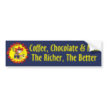 MBC Coffee, Chocolate & Men Bumper Sticker bumper stickers