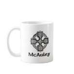 McAuley Celtic Cross Coffee Mugs
