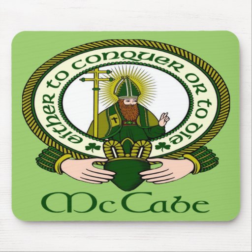 McCabe Clan Motto Mouse Pad