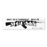 mccain bumper sticker bumper stickers