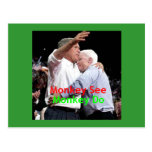 McCain Bush Hug Postcard