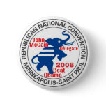 McCAIN Convention anti OBAMA Button