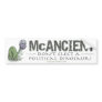 McCain Dinosaur Bumper Sticker