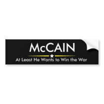 McCain for President Bumper Sticker