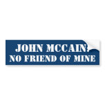 McCain Friend Bumper sticker bumper stickers