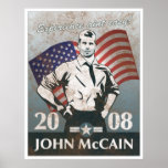 McCain Hero Vintage Poster posters