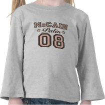 McCain Palin 08 Toddler Long Sleeve Tee Shirt