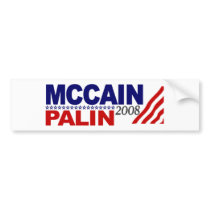McCain Palin 2008 Bumper Sticker
