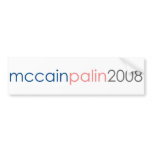 McCain Palin 2008 bumper stickers