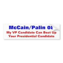 McCain Palin 2008 Bumper Sticker
