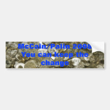 McCain/Palin 2008 You can keep the ch... Bumper Sticker