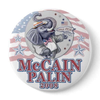 mccain palin button