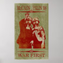 McCain Palin War First Poster posters