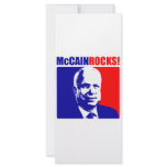 McCain Rocks! rack cards