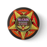 McCain sheriff badge Button