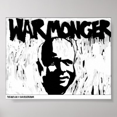 mccain-warmonger poster by kittylebaron