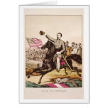 McClellan on Horseback by Gibson and Company 1862 cards