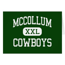 McCollum - Cowboys - High - San Antonio Texas Greeting Cards