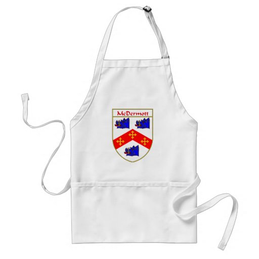 McDermott Coat of Arms/Family Crest Aprons
