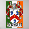 McDermott Coat of Arms Poster Print