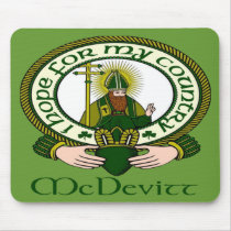 McDevitt Clan Motto Mouse Pad