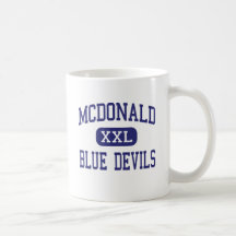 McDonald - Blue Devils - High - McDonald Ohio Mugs