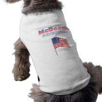 McDonald for Congress Patriotic American Flag Dog Clothing
