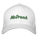 McDrunk Embroidered Hat embroidered hats