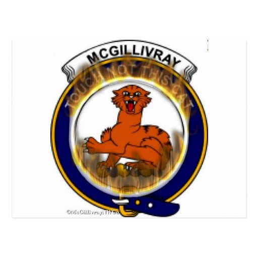 McGillivary Flaming Badge Postcards