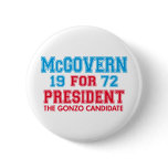 McGovern Gonzo Candidate buttons