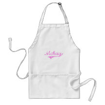 Mckay Last Name Classic Style Aprons