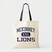 McKinney - Lions - High School - McKinney Texas Canvas Bag