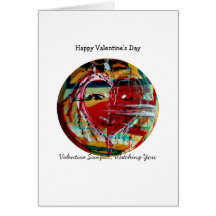 MClairArt's Funny Sun Faces Greeting Cards