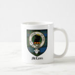 McLaren Clan Crest Badge Tartan Mug