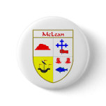 McLean Coat of Arms/Family Crest buttons