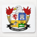 McLean Family Crest mousepads