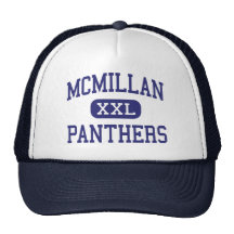 McMillan Panthers Middle Miami Florida Mesh Hats