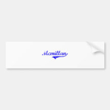 Mcmillan Surname Classic Style Bumper Sticker