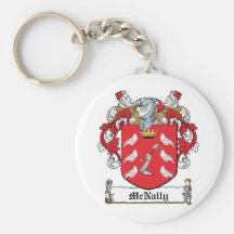 McNally Family Crest Key Chain