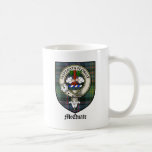 McQuate Clan Crest Badge Tartan Mug
