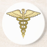 MD Caduceus Drink Coaster