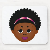 MDillon Designs Proud to Be Natural (Afro) Mousepad