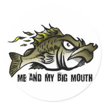 Me and my Big Mouth Sticker