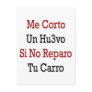 Me Corto Un Huevo Si No Reparo Tu Carro Post Cards