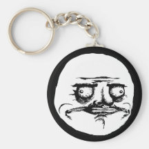 Me Gusta Face Keychain